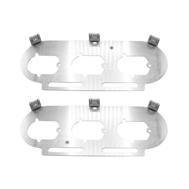 Carburettor Air Filter Base Plates, Triple Weber IDA (Pair) – Pipercross PX550 C5501 – image 2