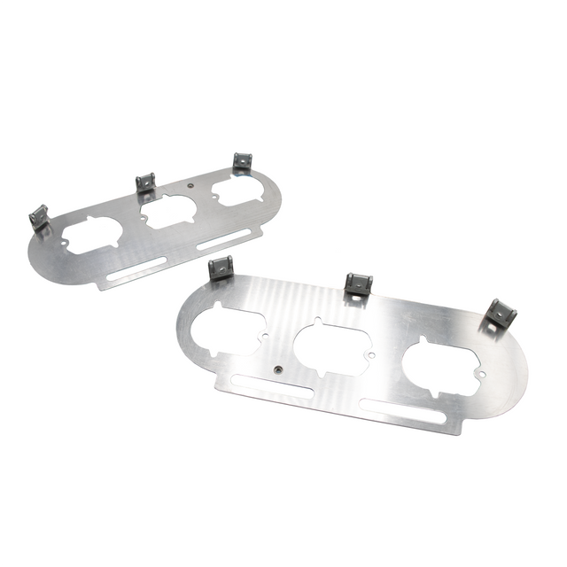 Carburettor Air Filter Base Plates, Triple Weber IDA (Pair) – Pipercross PX550 C5501