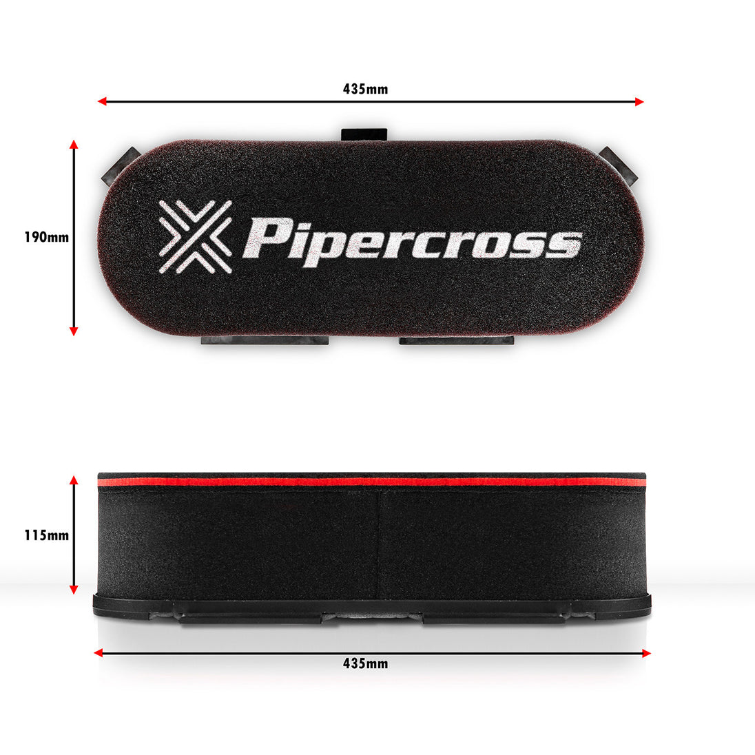 D-Shaped Carburettor Filter 100 mm Inner Diameter, 115 mm High, Universal – Pipercross C6004 – image 4