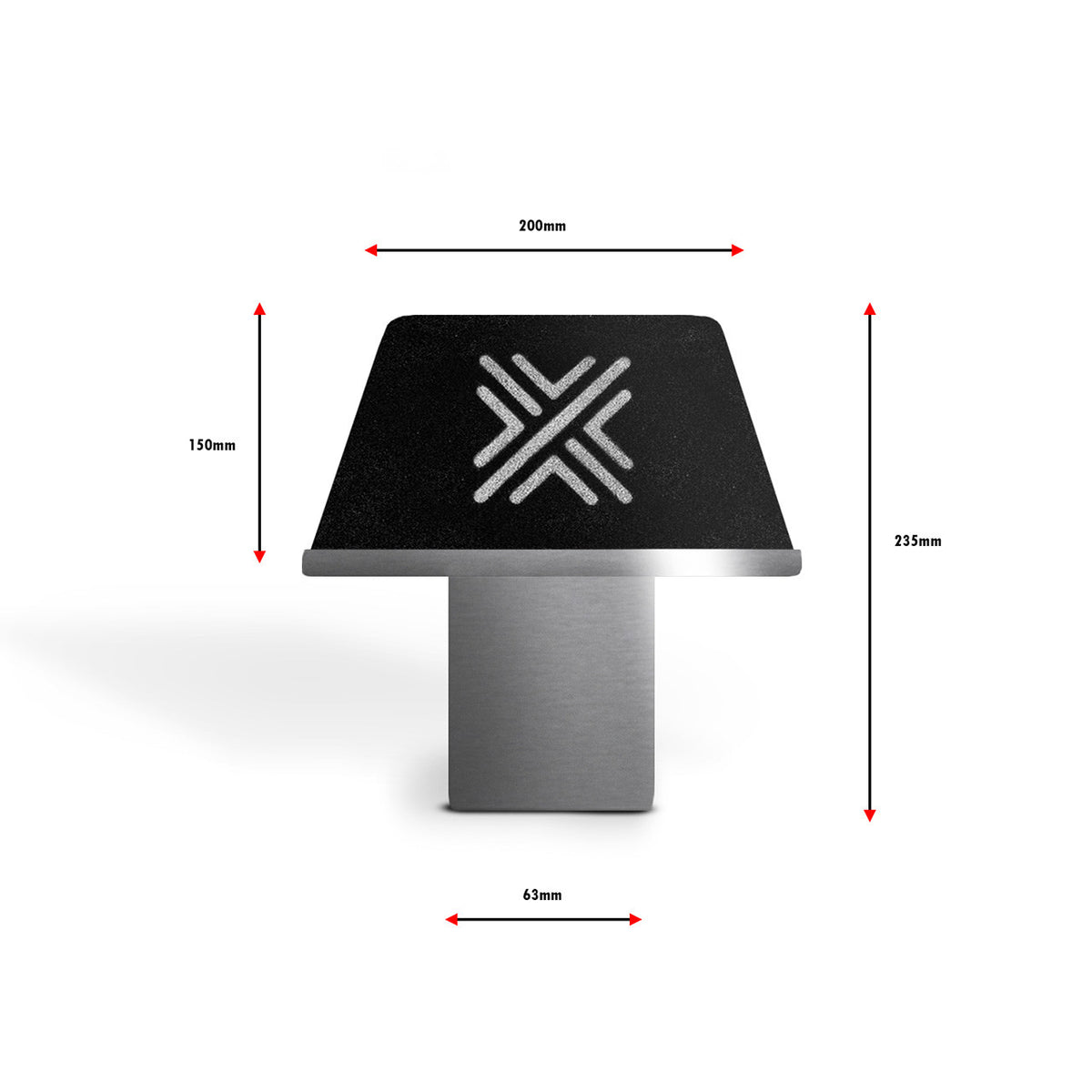 Conical Air Filter 63 / 200 mm, Universal – Pipercross C7002 – image 2