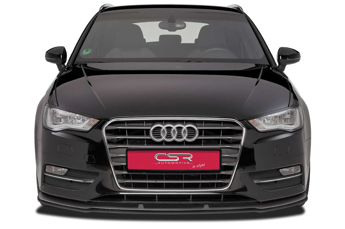 Front Spoiler Lip with ABE for Audi A3 8V Pre-Facelift 3-Door / Sportback 2012-2016 (CSL179)