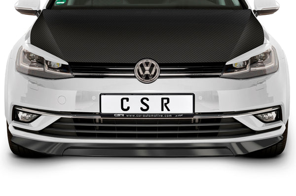 Splitter delantero con ABE para VW Golf 7 facelift 2017+ (modelo base, CSL324)