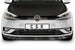 Front Spoiler Lip with ABE for VW Golf 7 Facelift 2017+ (Base Model, CSL324)