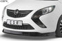 Front Spoiler Lip with ABE for Opel Zafira C Tourer 3rd Gen 2011-06/2016