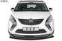 Front Spoiler Lip with ABE for Opel Zafira C Tourer 3rd Gen 2011-06/2016
