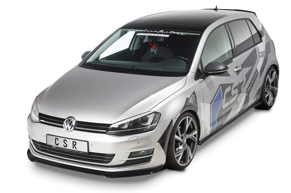 Labio delantero para VW Golf 7 – aspecto carbono, con ABE