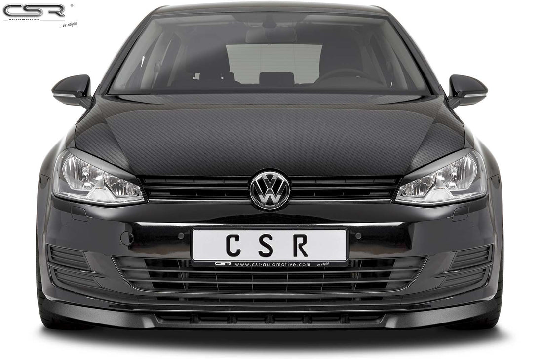 Front Spoiler Lip with ABE for VW Golf 7 Pre-Facelift 2012-2017 (CSL332)