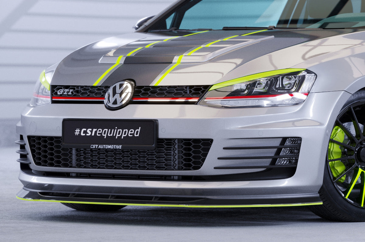 Front Spoiler Lip with ABE for VW Golf 7 GTI / GTD 2013-2017