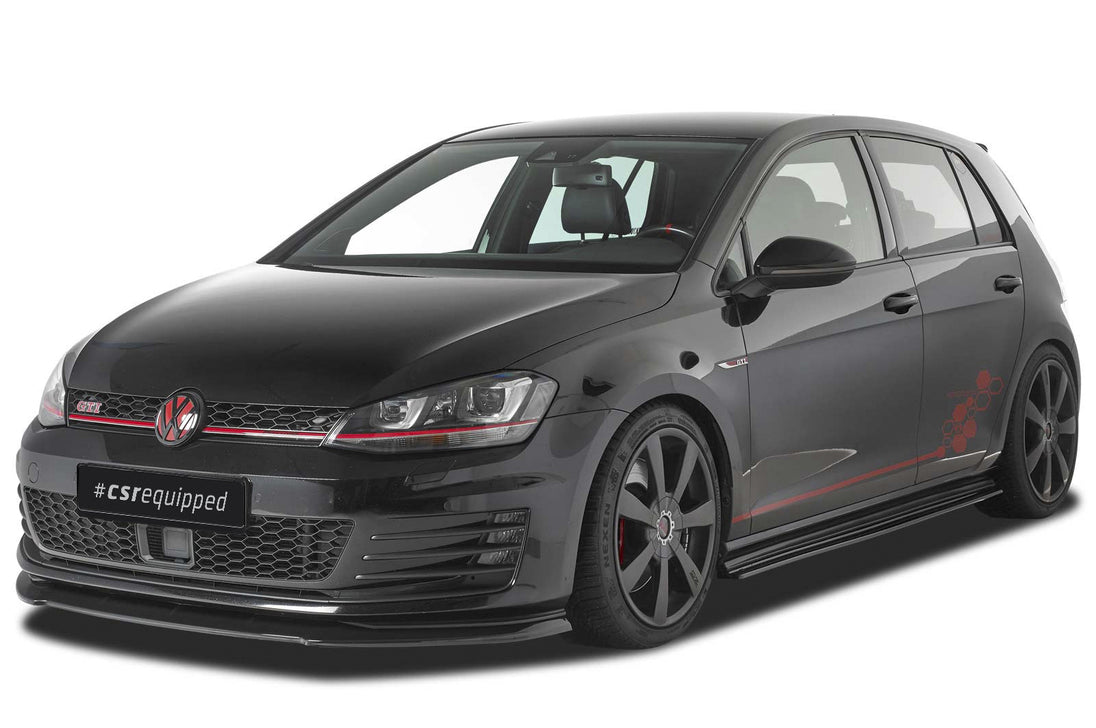 Front Spoiler Lip with ABE for VW Golf 7 GTI / GTD 2013-2017