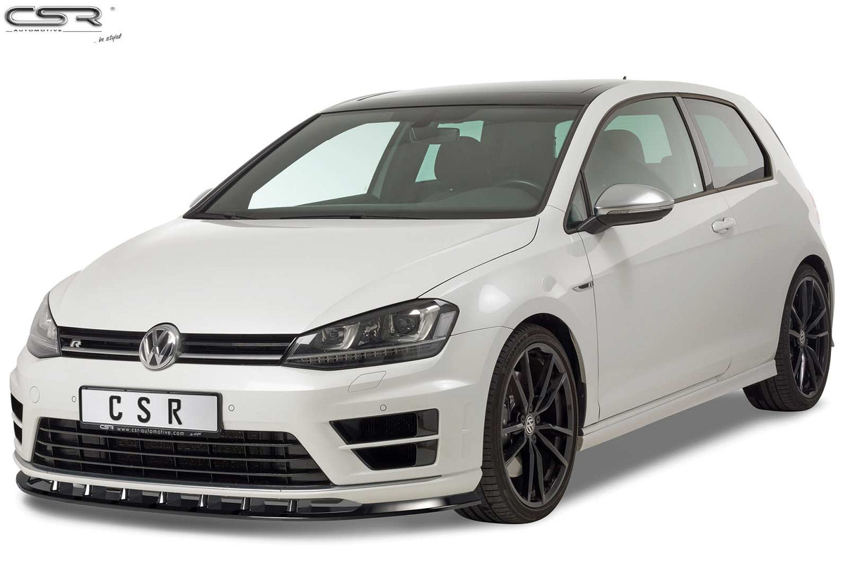 Front Spoiler Lip with ABE for VW Golf 7 R 2013-2017