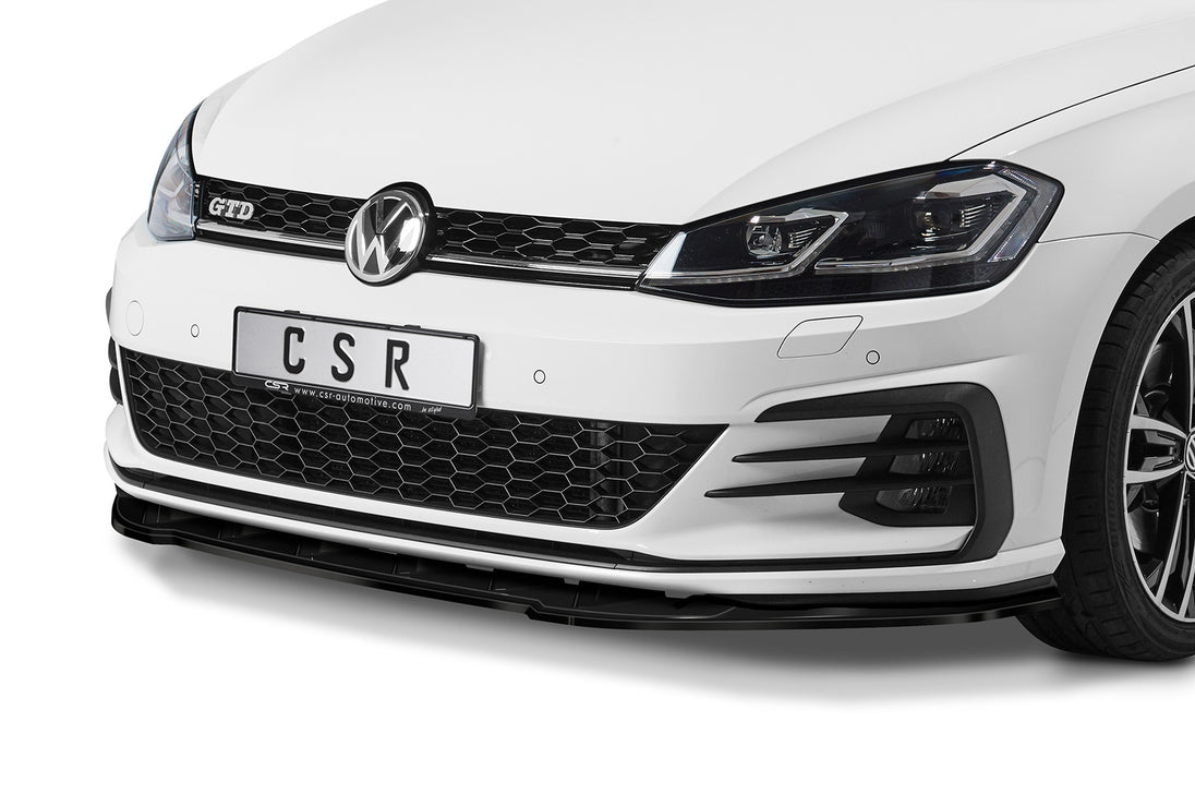 Front Spoiler Lip with ABE for VW Golf 7 GTI / GTD / R-Line Facelift 2017+