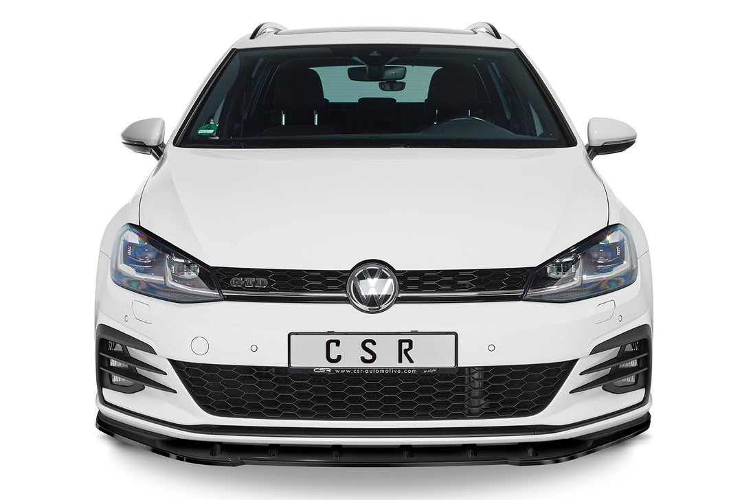 Front Spoiler Lip with ABE for VW Golf 7 GTI / GTD / R-Line Facelift 2017+