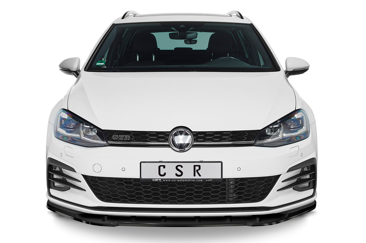 Front Spoiler Lip with ABE for VW Golf 7 GTI / GTD / R-Line Facelift 2017+
