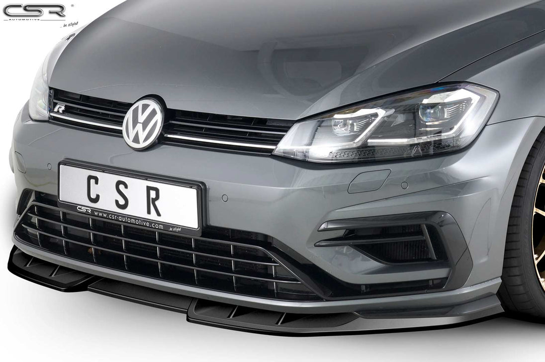Front Spoiler Lip with ABE for VW Golf 7 R Facelift 2017+ (CSL373)