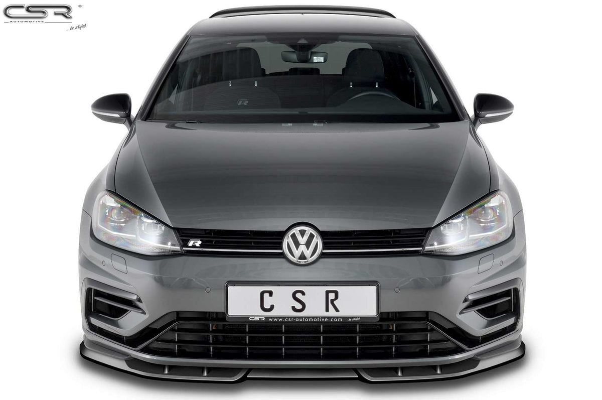 Front Spoiler Lip with ABE for VW Golf 7 R Facelift 2017+ (CSL373)