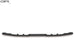Front Spoiler Lip with ABE for VW Golf 7 R Facelift 2017+ (CSL373)
