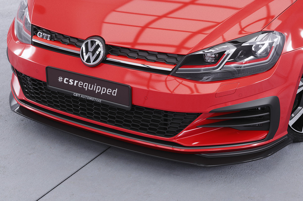 Front Spoiler Lip with ABE for VW Golf 7 GTI / GTD Facelift 2017+, TCR Look