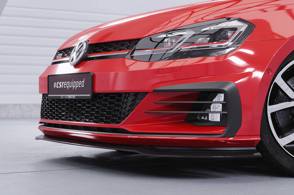 Splitter delantero con ABE para VW Golf 7 GTI / GTD facelift 2017+, look TCR