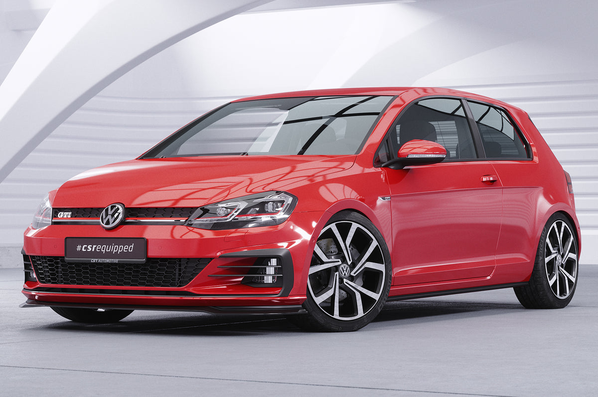 Front Spoiler Lip with ABE for VW Golf 7 GTI / GTD Facelift 2017+, TCR Look