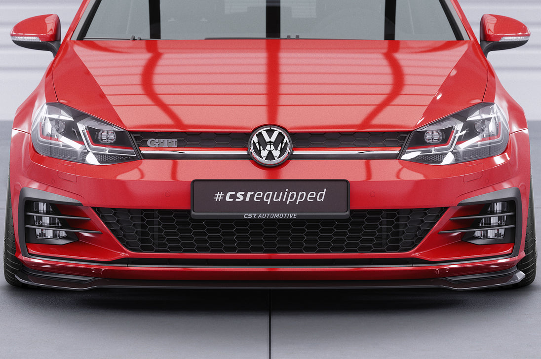 Front Spoiler Lip with ABE for VW Golf 7 GTI / GTD Facelift 2017+, TCR Look