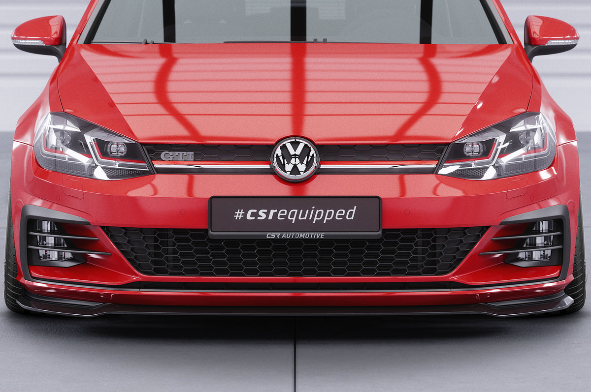 Front Spoiler Lip with ABE for VW Golf 7 GTI / GTD Facelift 2017+, TCR Look