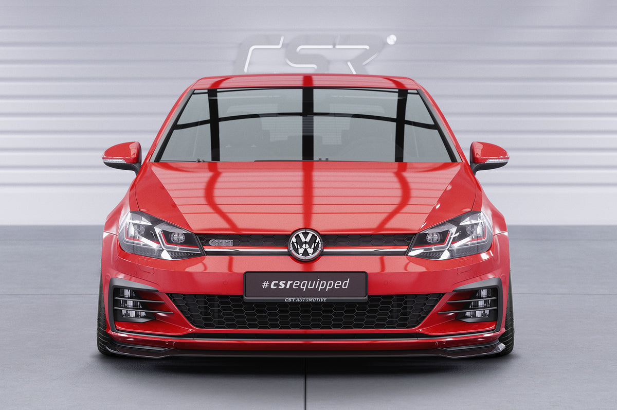 Front Spoiler Lip with ABE for VW Golf 7 GTI / GTD Facelift 2017+, TCR Look