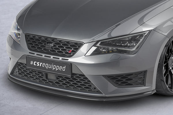 Splitter delantero con ABE para Seat León Mk3 (5F) FR / Cupra pre-facelift 2013-2016