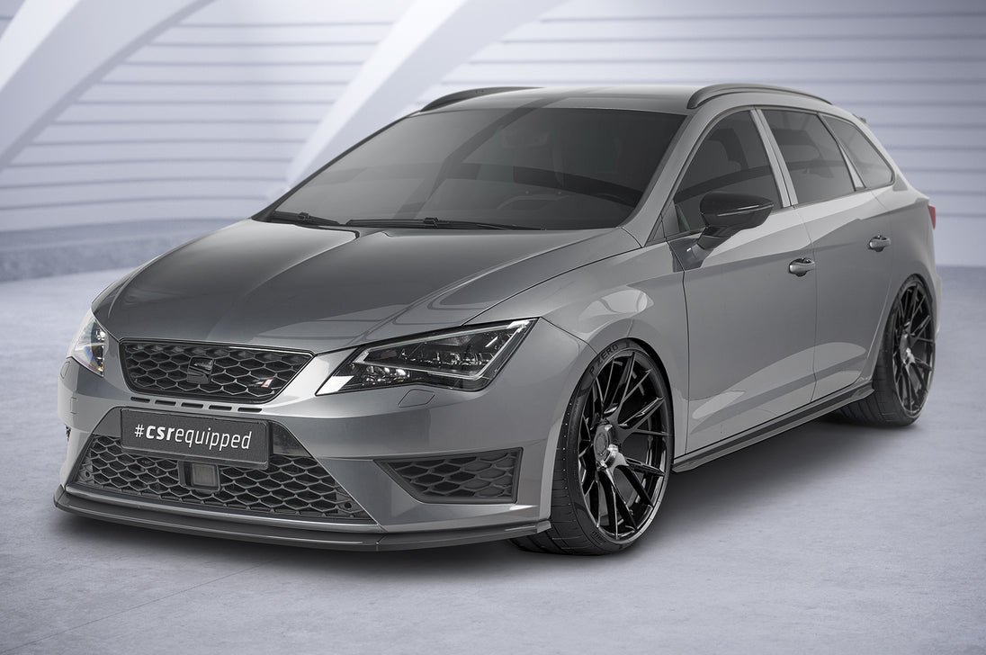Front Spoiler Lip with ABE for Seat Leon Mk3 (5F) FR / Cupra Pre-Facelift 2013-2016