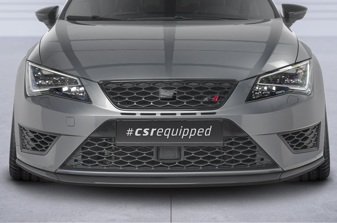 Front Spoiler Lip with ABE for Seat Leon Mk3 (5F) FR / Cupra Pre-Facelift 2013-2016