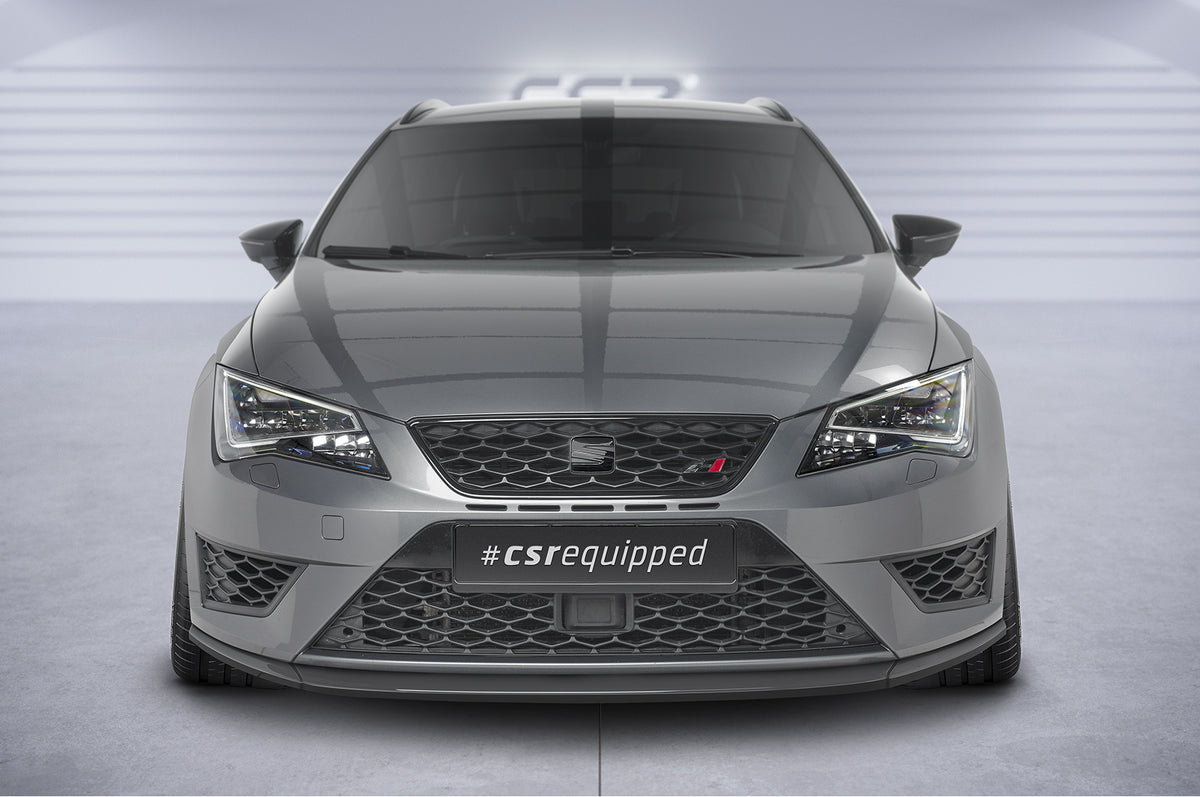 Front Spoiler Lip with ABE for Seat Leon Mk3 (5F) FR / Cupra Pre-Facelift 2013-2016