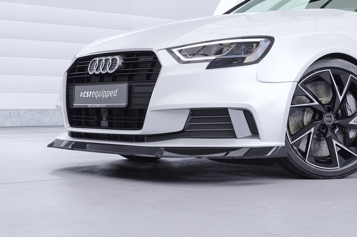 Front Spoiler Lip with ABE for Audi A3 8V Facelift 3-Door / Sportback 2016-2020 (not S-Line)