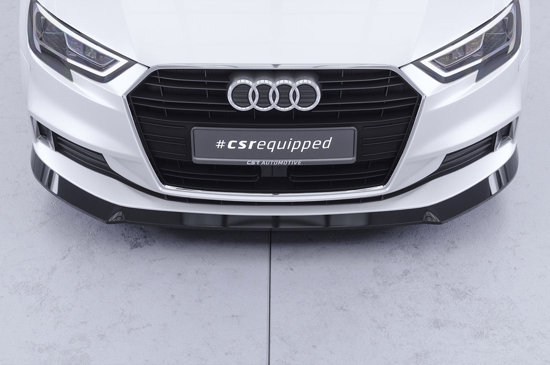 Front Spoiler Lip with ABE for Audi A3 8V Facelift 3-Door / Sportback 2016-2020 (not S-Line)