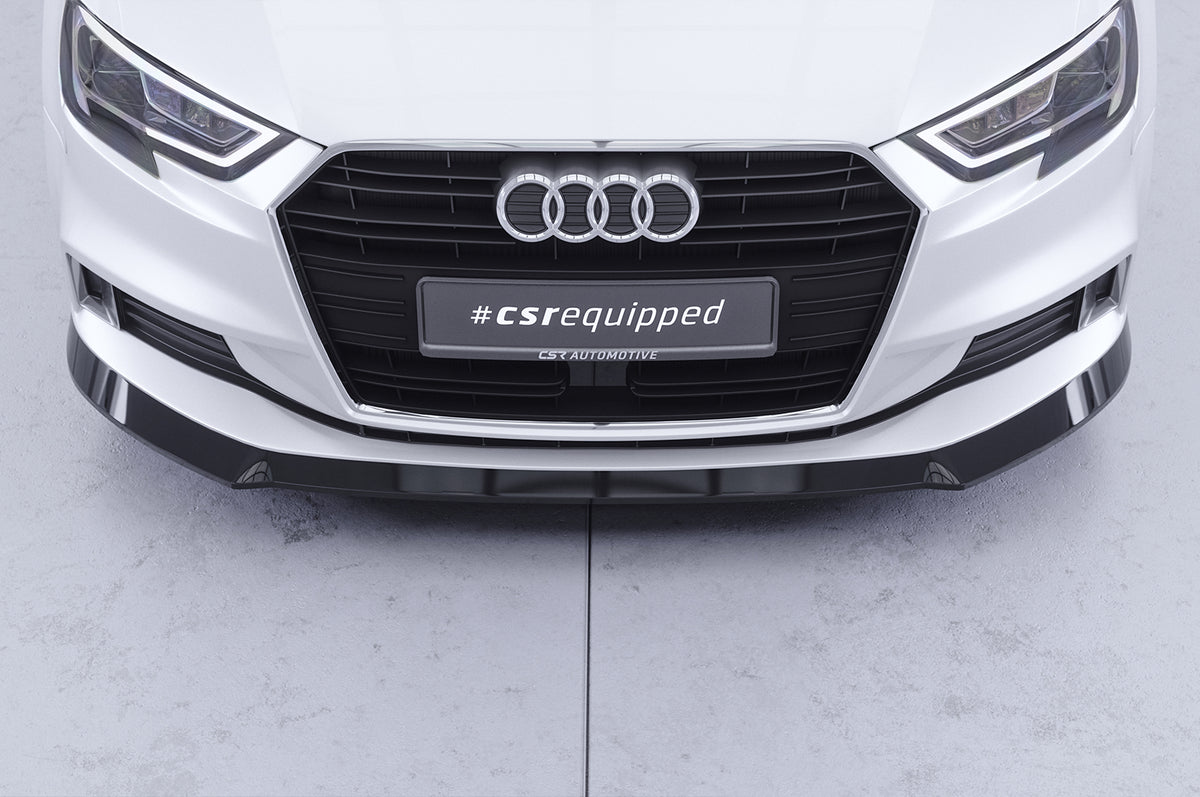 Front Spoiler Lip with ABE for Audi A3 8V Facelift 3-Door / Sportback 2016-2020 (not S-Line)