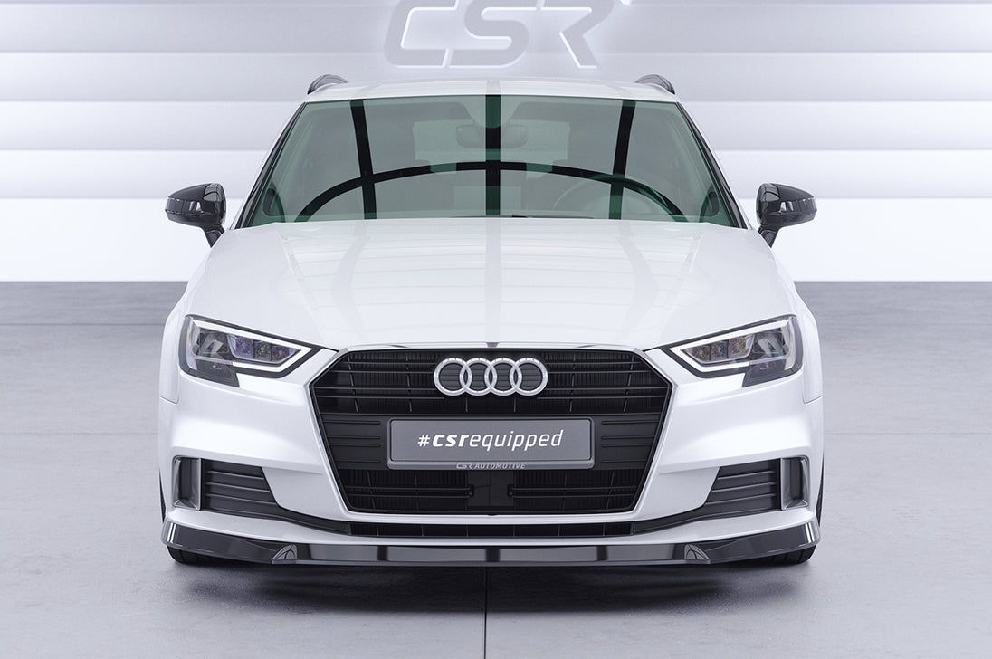 Front Spoiler Lip with ABE for Audi A3 8V Facelift 3-Door / Sportback 2016-2020 (not S-Line)