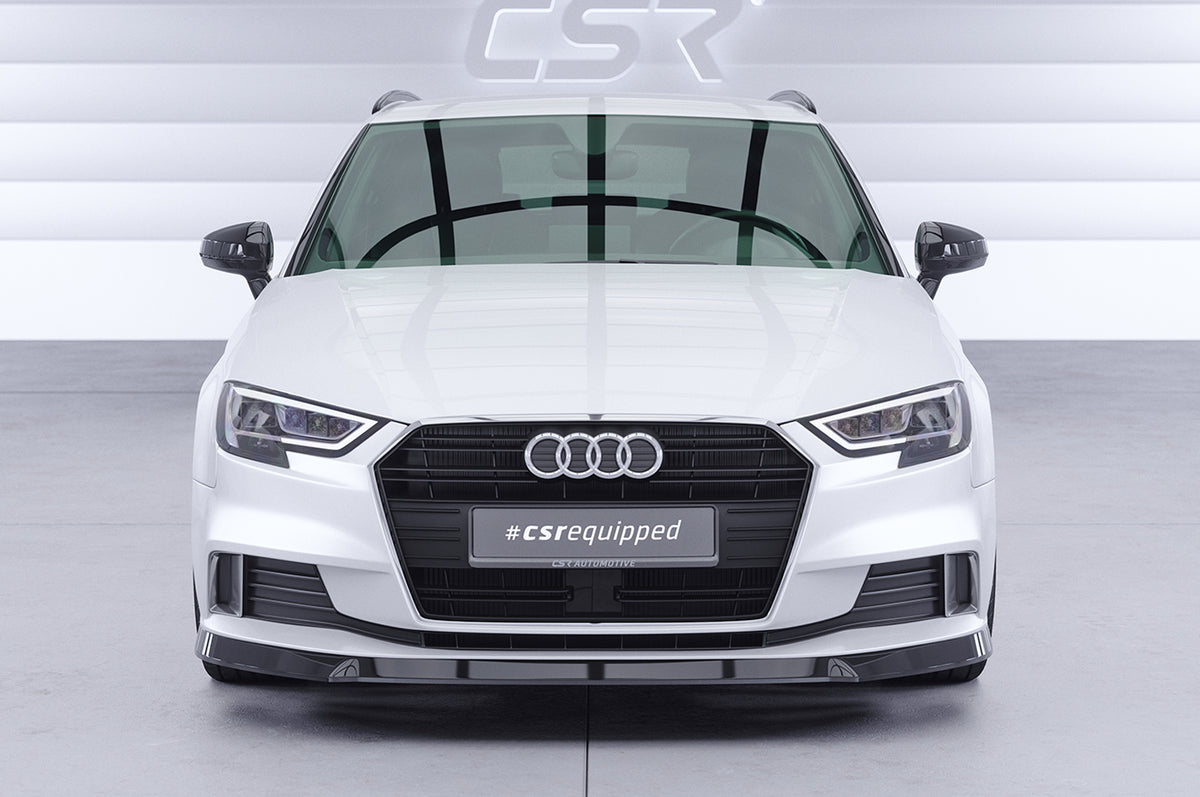 Front Spoiler Lip with ABE for Audi A3 8V Facelift 3-Door / Sportback 2016-2020 (not S-Line)