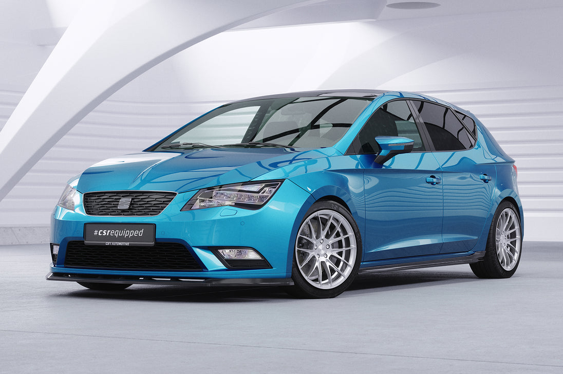 Front Spoiler Lip with ABE for Seat Leon Mk3 (5F) Pre-Facelift 2012-2016 (not FR / Cupra)