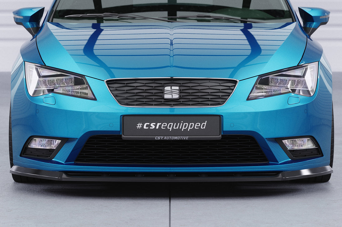Front Spoiler Lip with ABE for Seat Leon Mk3 (5F) Pre-Facelift 2012-2016 (not FR / Cupra)