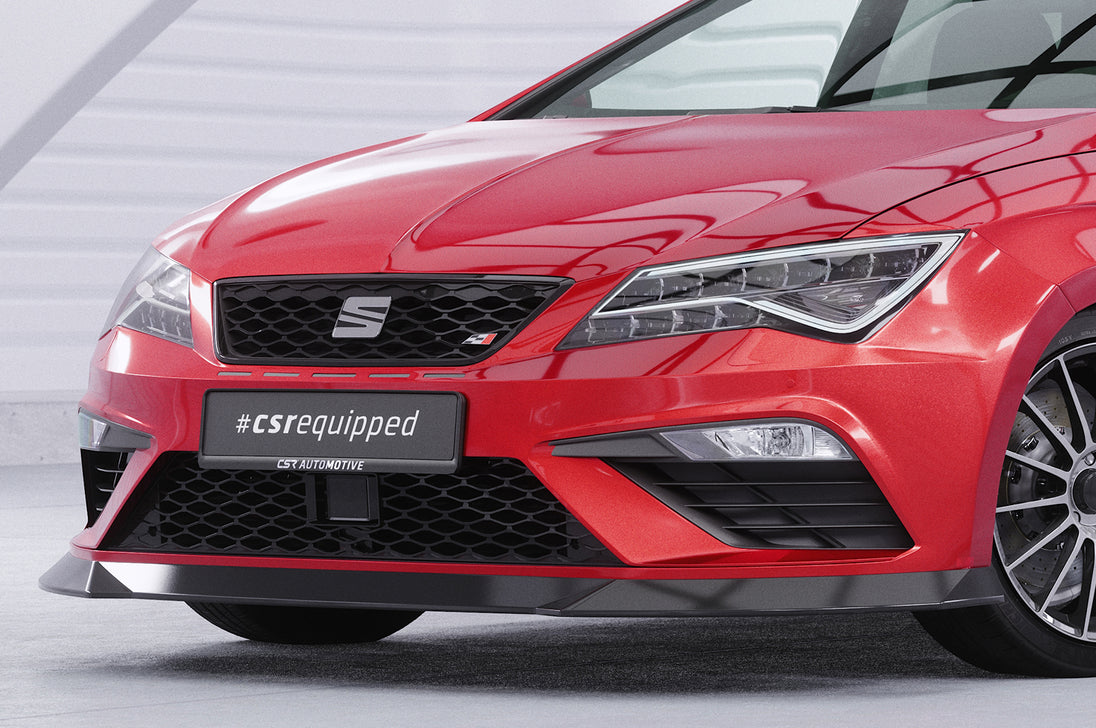 Front Spoiler Lip with ABE for Seat Leon Mk3 (5F) FR / Cupra Facelift 2017-2020