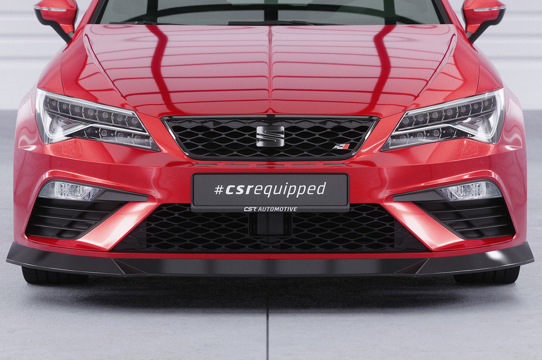 Front Spoiler Lip with ABE for Seat Leon Mk3 (5F) FR / Cupra Facelift 2017-2020