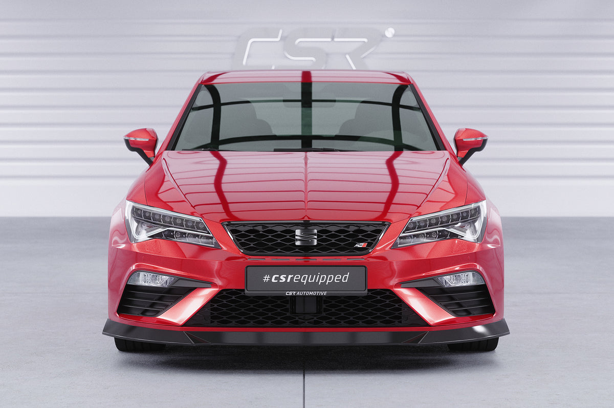 Front Spoiler Lip with ABE for Seat Leon Mk3 (5F) FR / Cupra Facelift 2017-2020