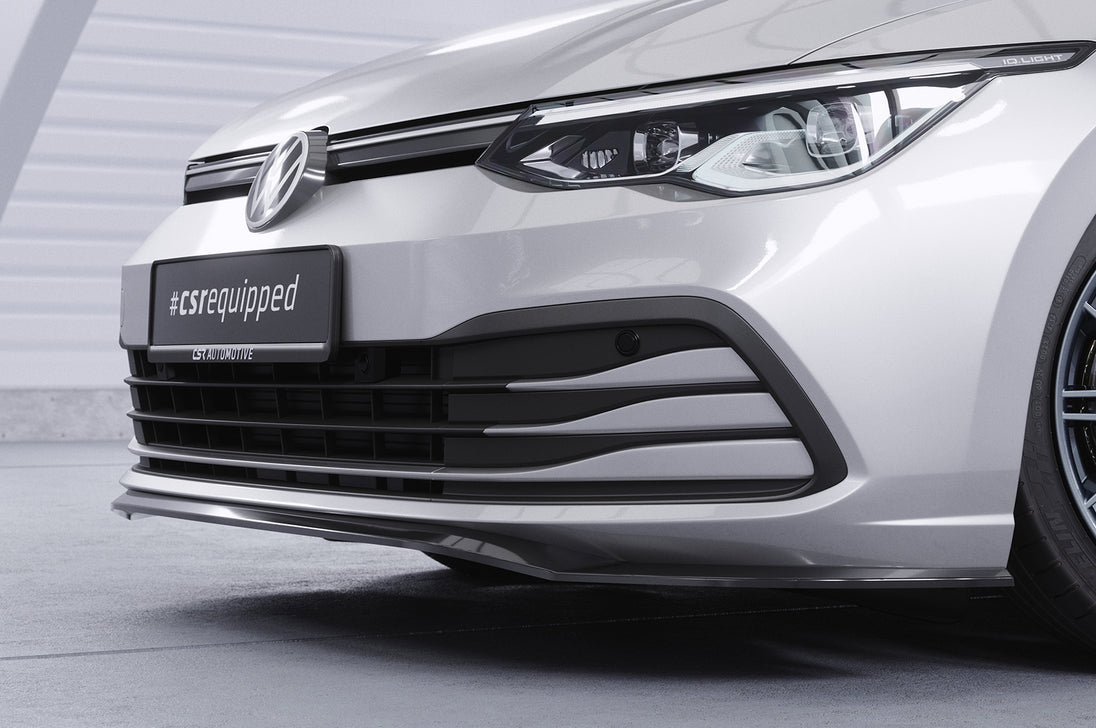 Front Spoiler Lip with ABE for VW Golf 8 2019+ (Base Model)