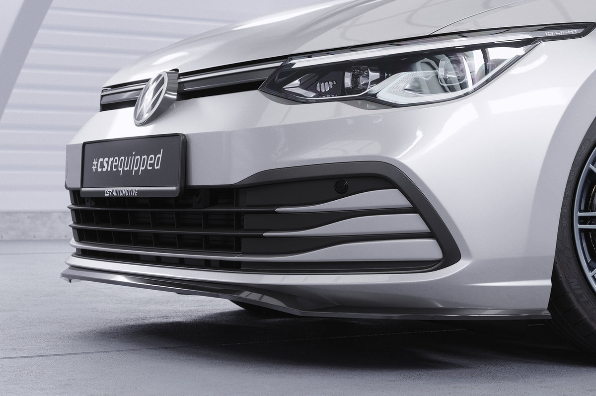 Front Spoiler Lip with ABE for VW Golf 8 2019+ (Base Model)