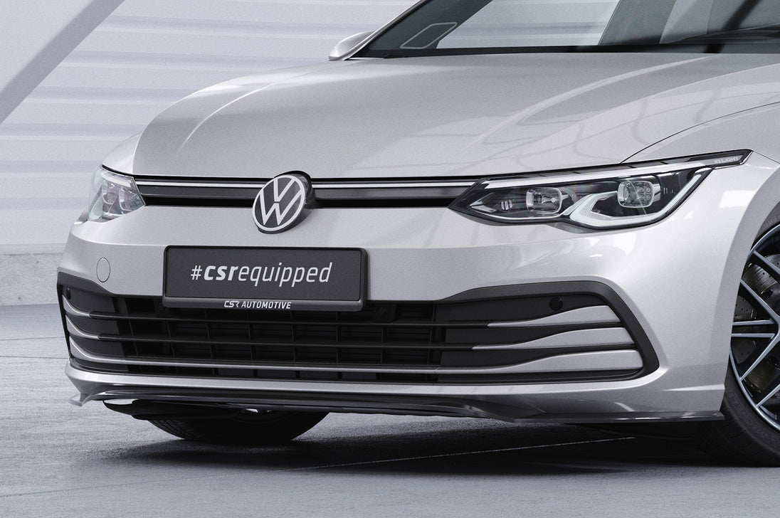 Front Spoiler Lip with ABE for VW Golf 8 2019+ (Base Model)