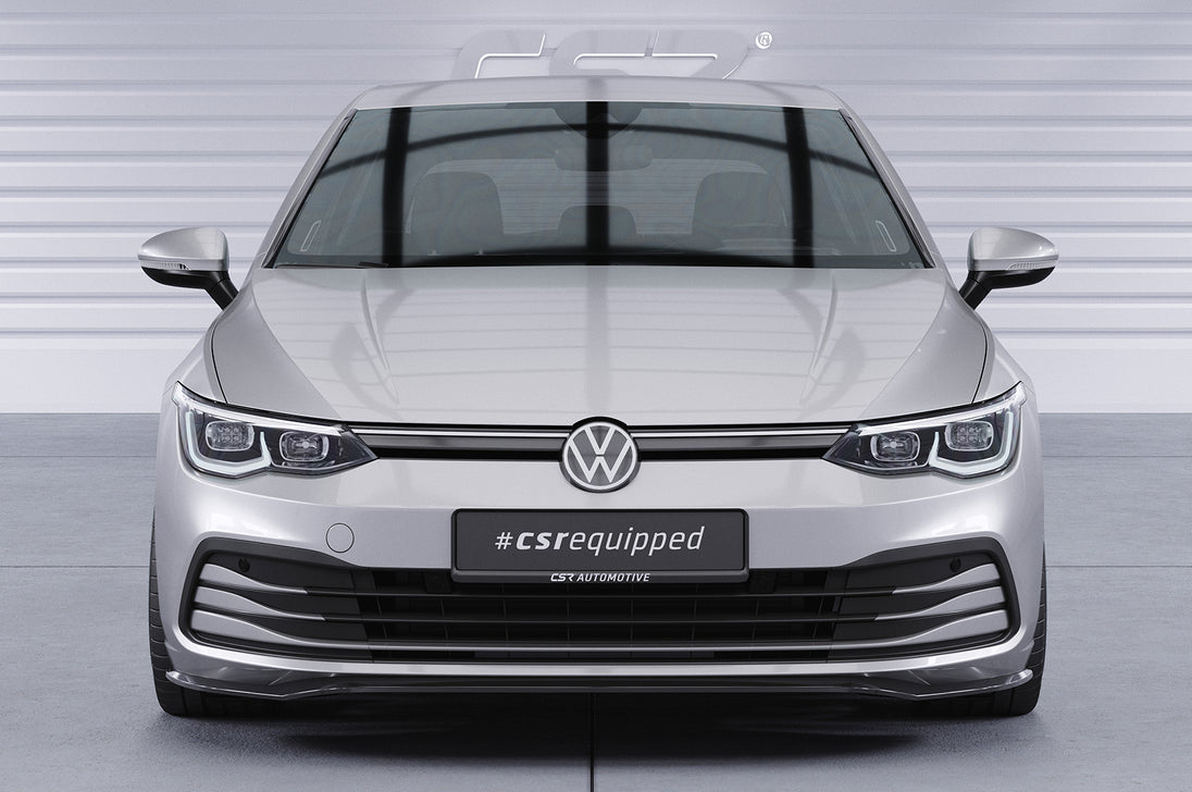 Front Spoiler Lip with ABE for VW Golf 8 2019+ (Base Model)
