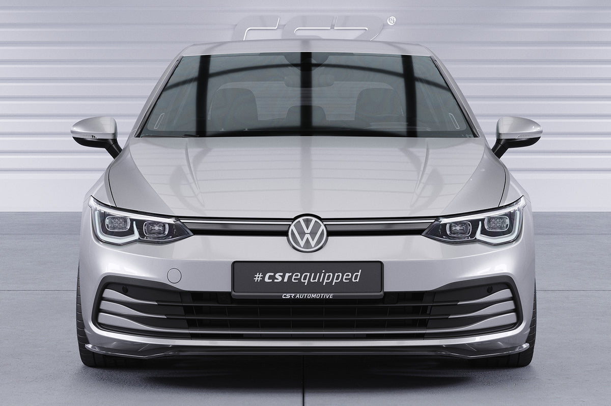 Front Spoiler Lip with ABE for VW Golf 8 2019+ (Base Model)