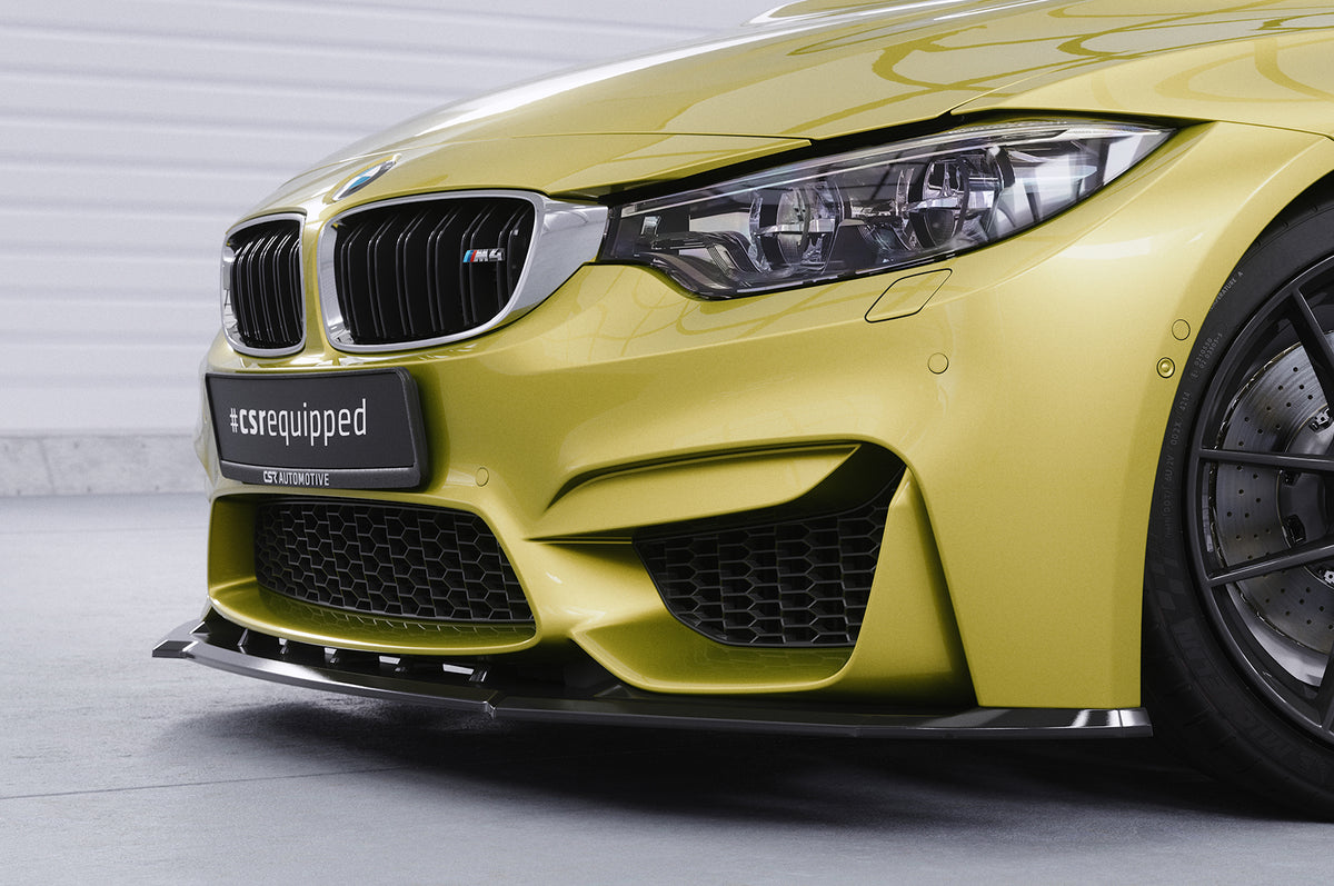Front Spoiler Lip with ABE for BMW M3 F80 / M4 F82 / F83 2014-2020