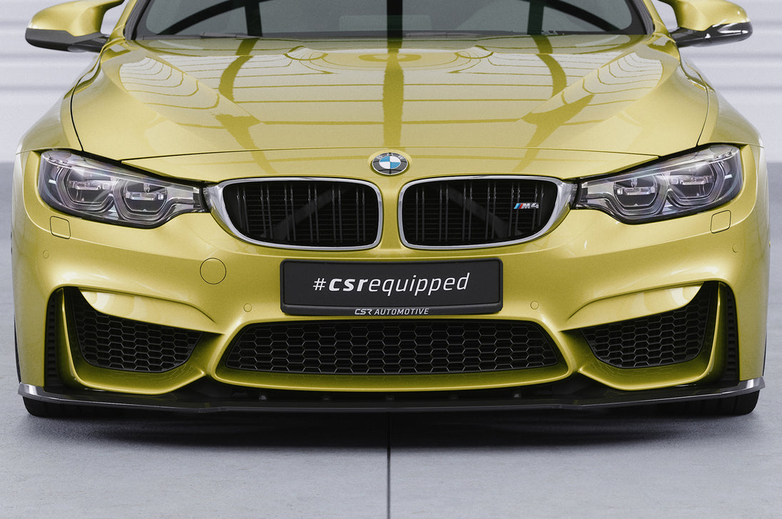 Front Spoiler Lip with ABE for BMW M3 F80 / M4 F82 / F83 2014-2020
