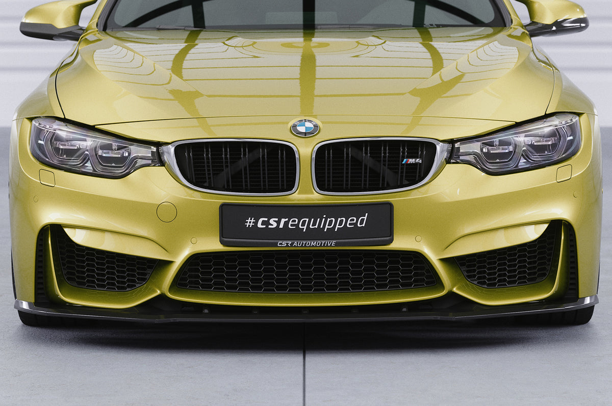 Front Spoiler Lip with ABE for BMW M3 F80 / M4 F82 / F83 2014-2020