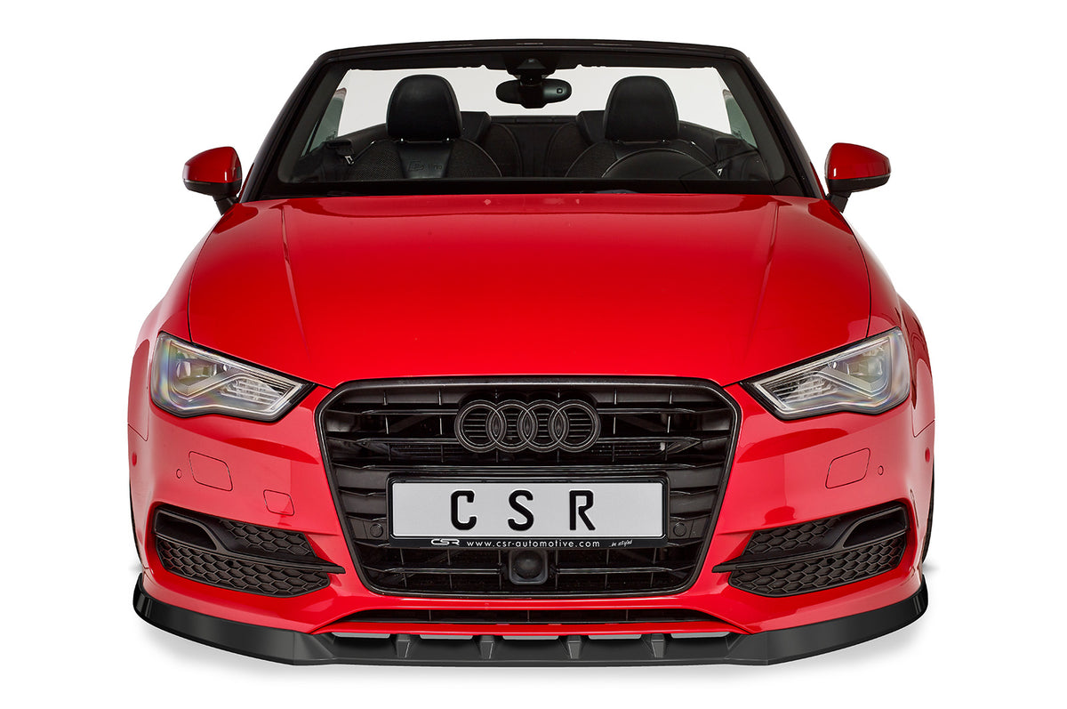 Front Spoiler Lip with ABE for Audi A3 8V S-Line / S3 Sedan and Cabriolet Pre-Facelift 2013-2016