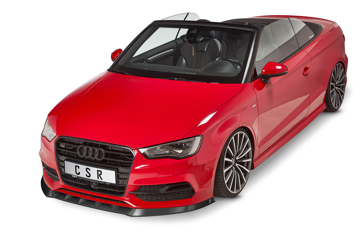 Front Spoiler Lip with ABE for Audi A3 8V S-Line / S3 Sedan and Cabriolet Pre-Facelift 2013-2016